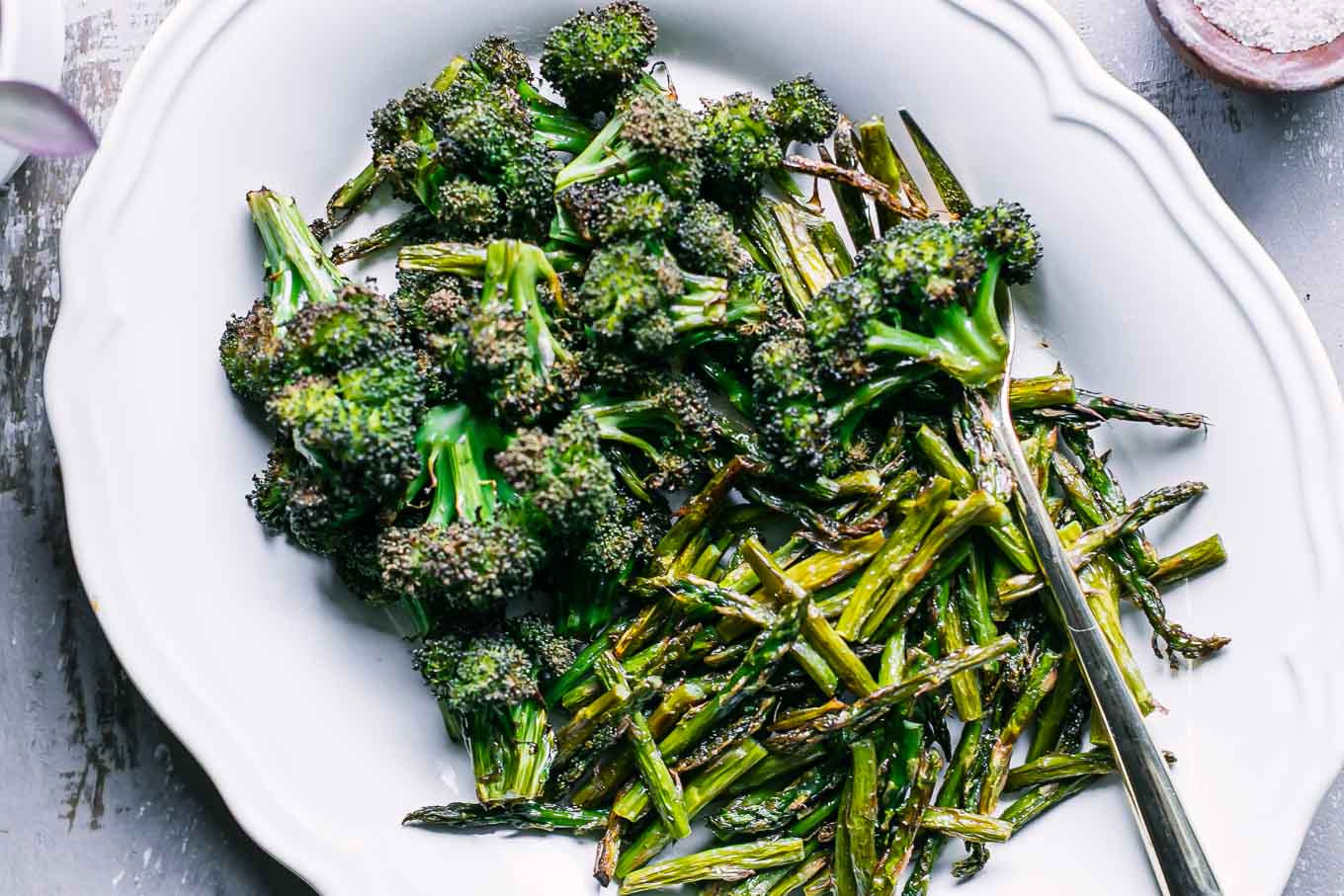 Ingredient Roasted Asparagus & Broccoli Recipe